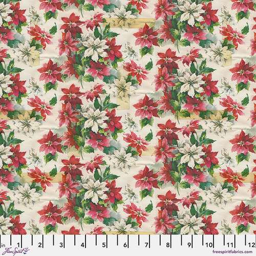 Poinssettia Print - Multi, Julestjerner