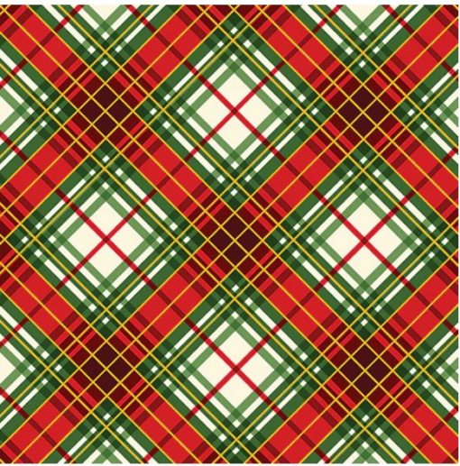 Holiday Plaid Red