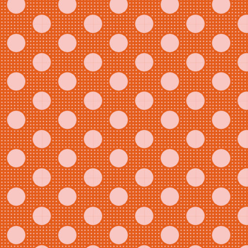 Tilda Medium Dots Ginger/orange, bit 50cm