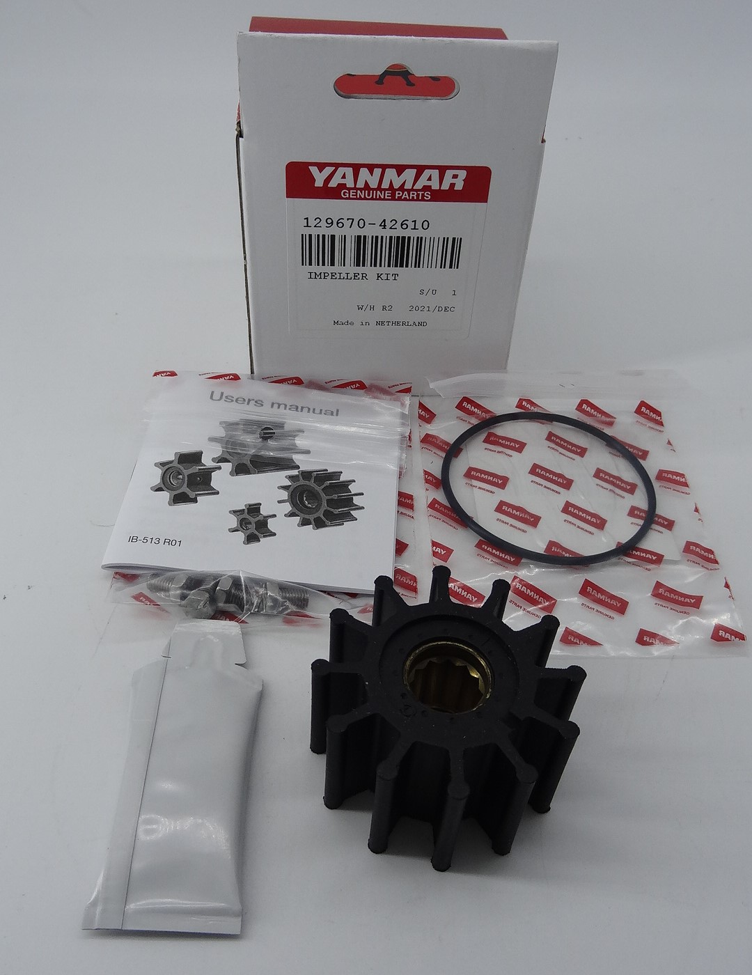 Yanmar Impeller 3JH2, 3JH3, 3JH4, 4JH2 ++