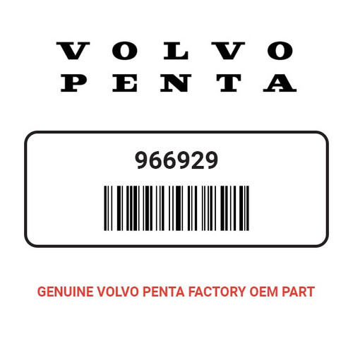 Volvo Penta Orginal Reim 966929 9,5 x 1375 16211