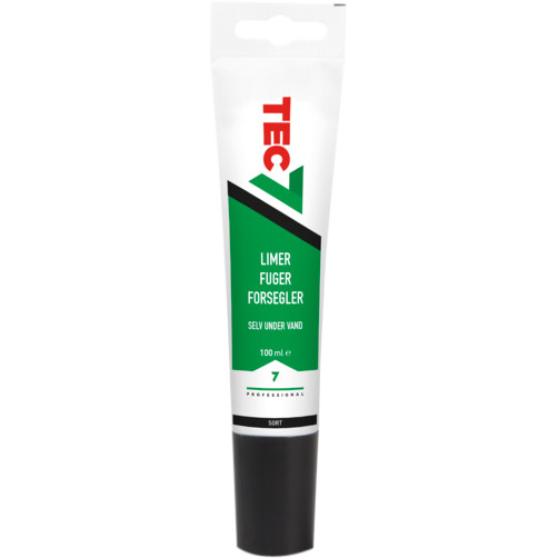 Tec 7  fugelim med UV-filter, Tube sort  100 ml