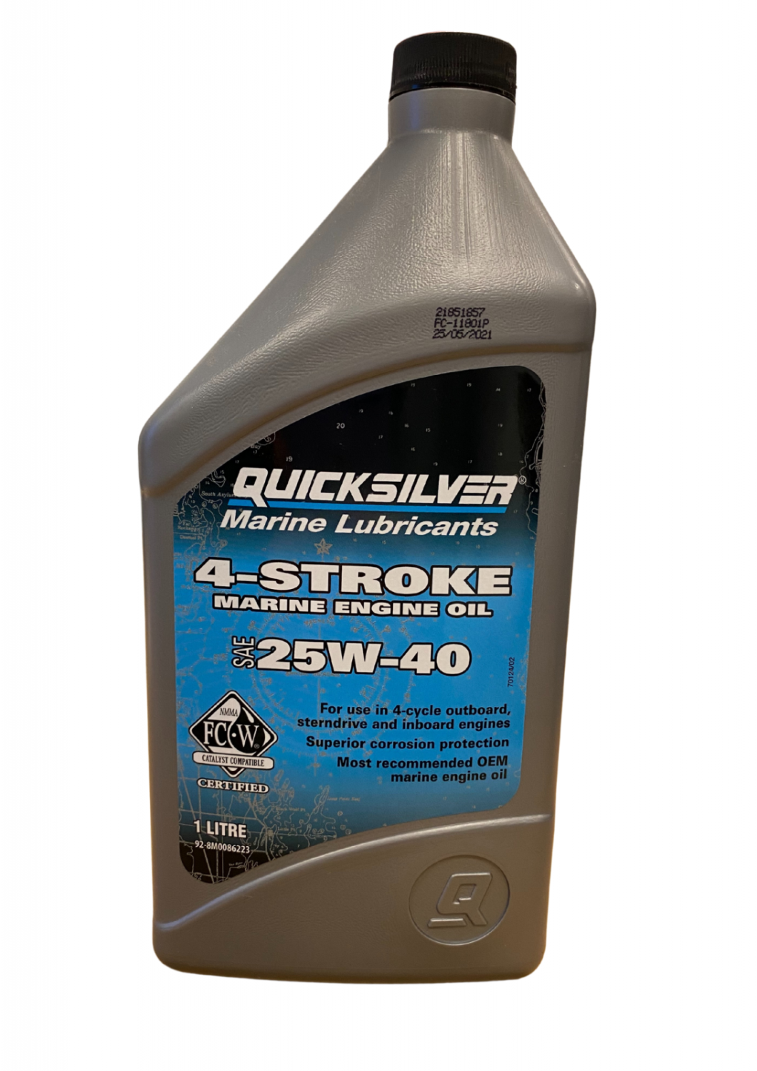 Quicksilver SAE 25W40 Mineralolje 1 Liter