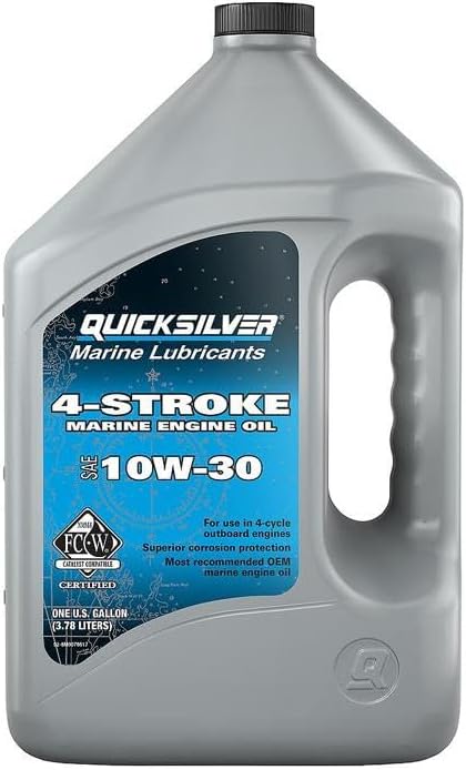 Quicksilver SAE 10W30 4-Takts Mineralolje 4 Liter