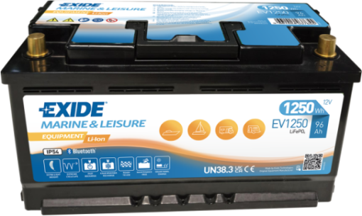 Exide EV1250S Lithium Heat Batteri 96Ah