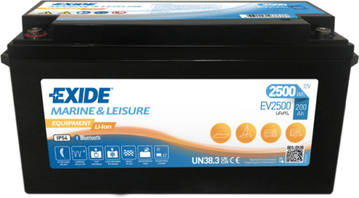 Exide EV2500S Lithium Heat Batteri 200Ah