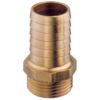 Slangekopling han messing 3/8 x 15 mm