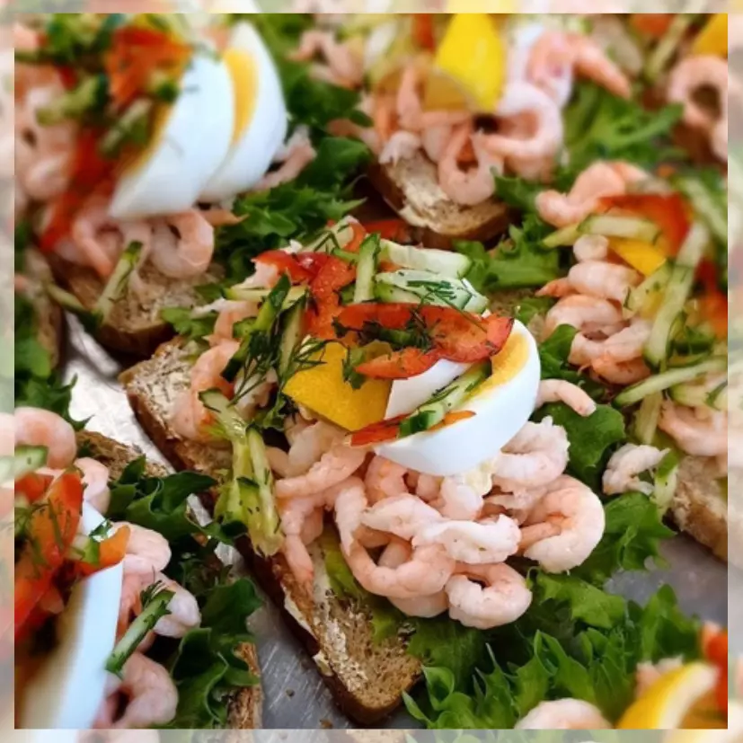 Smørbrød med Reker