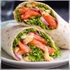 Wrap med røkt laks og chillimajones