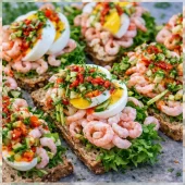 Smørbrød med reker
