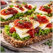 Smørbrød med brie