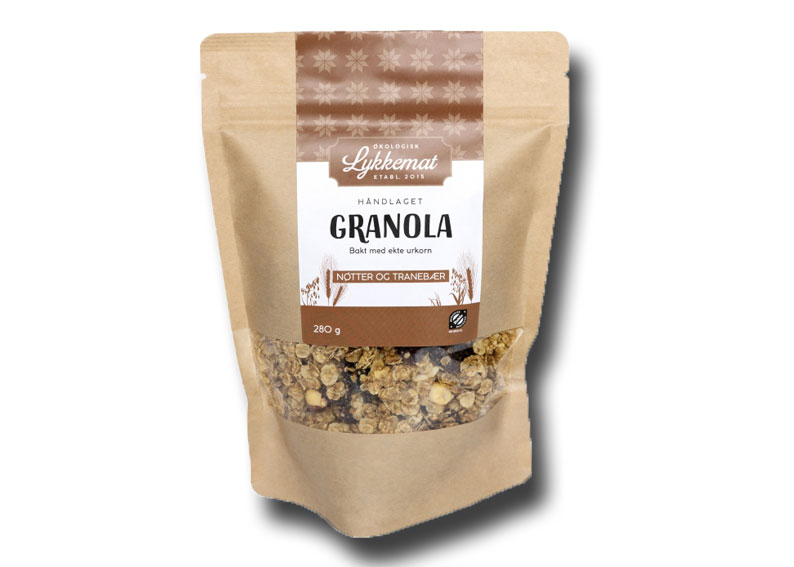 Granola med nøtter fra Lykkemat