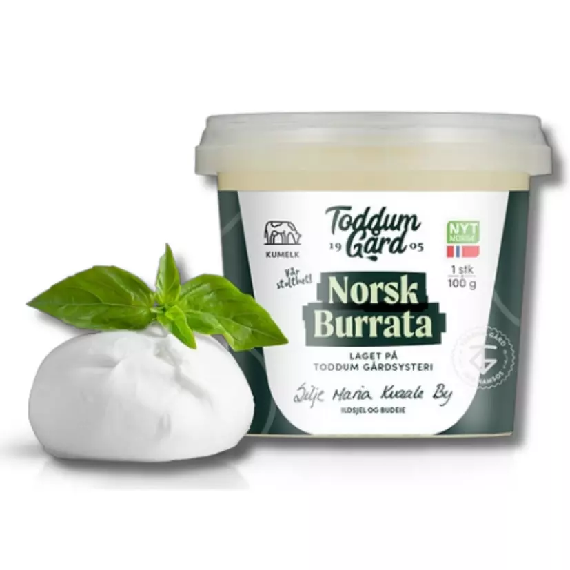 Norsk Burrata Toddum Gård
