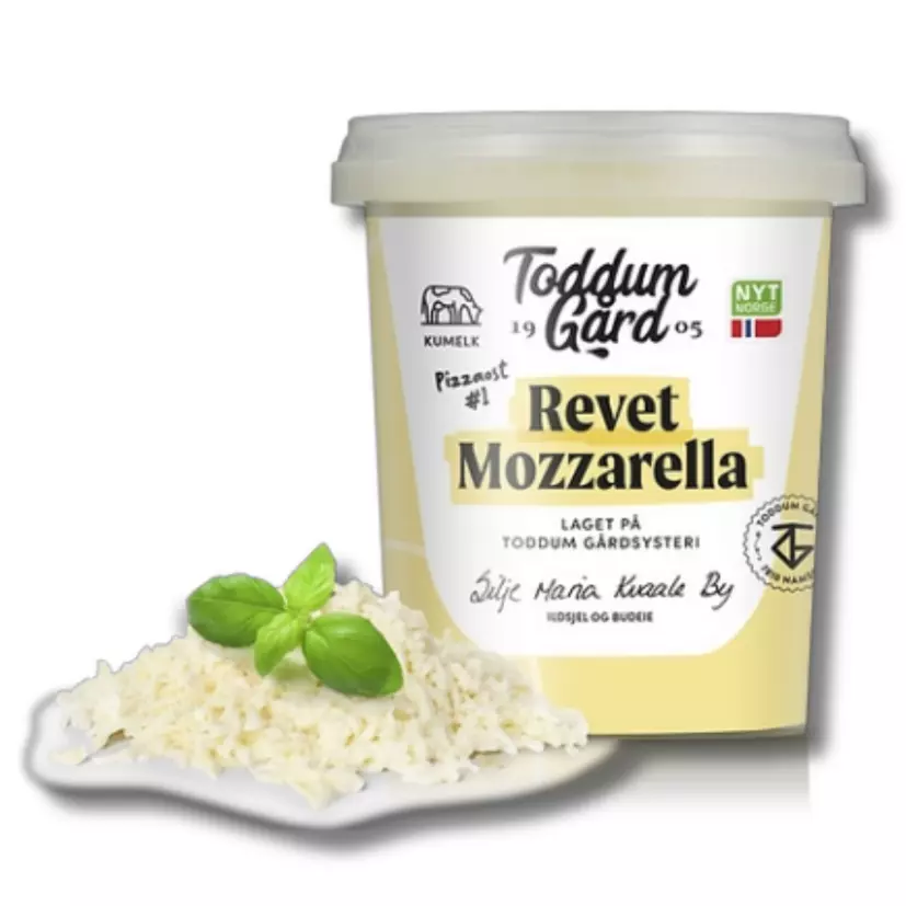 Revet Mozzarella Toddum Gård