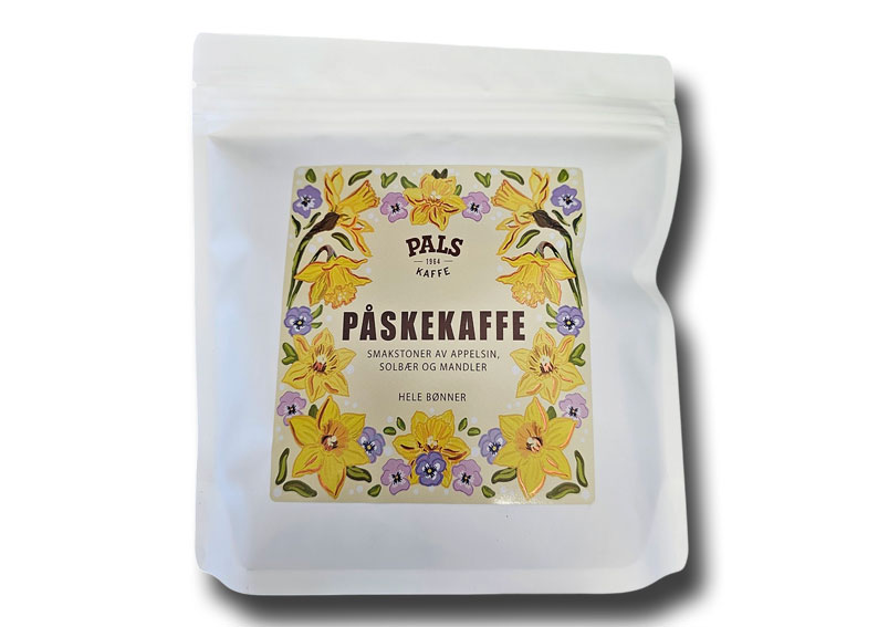 Påskekaffe hele bønner 42,-