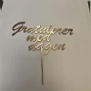Kakepynt "gratulerer med dagen"