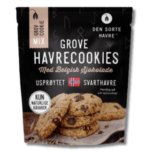 Havrecookies Den sorte havre
