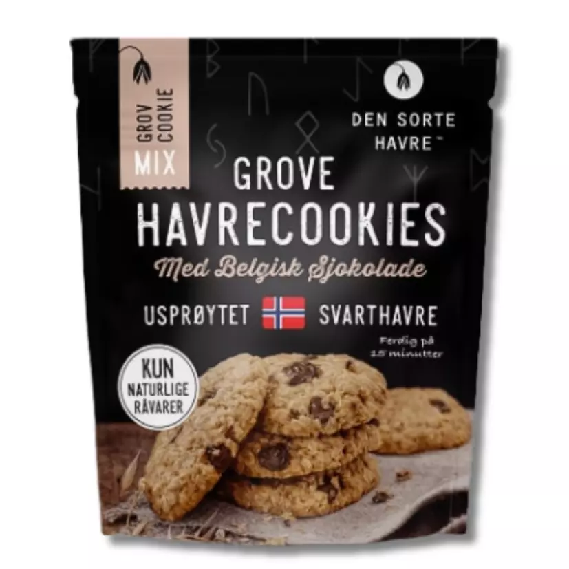 Havrecookies Den sorte havre