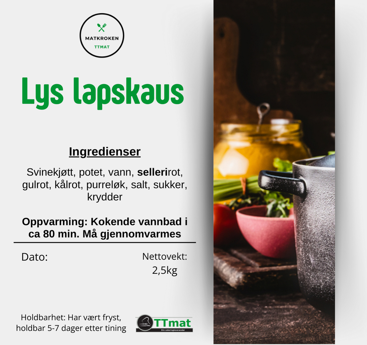 Lys lapskaus