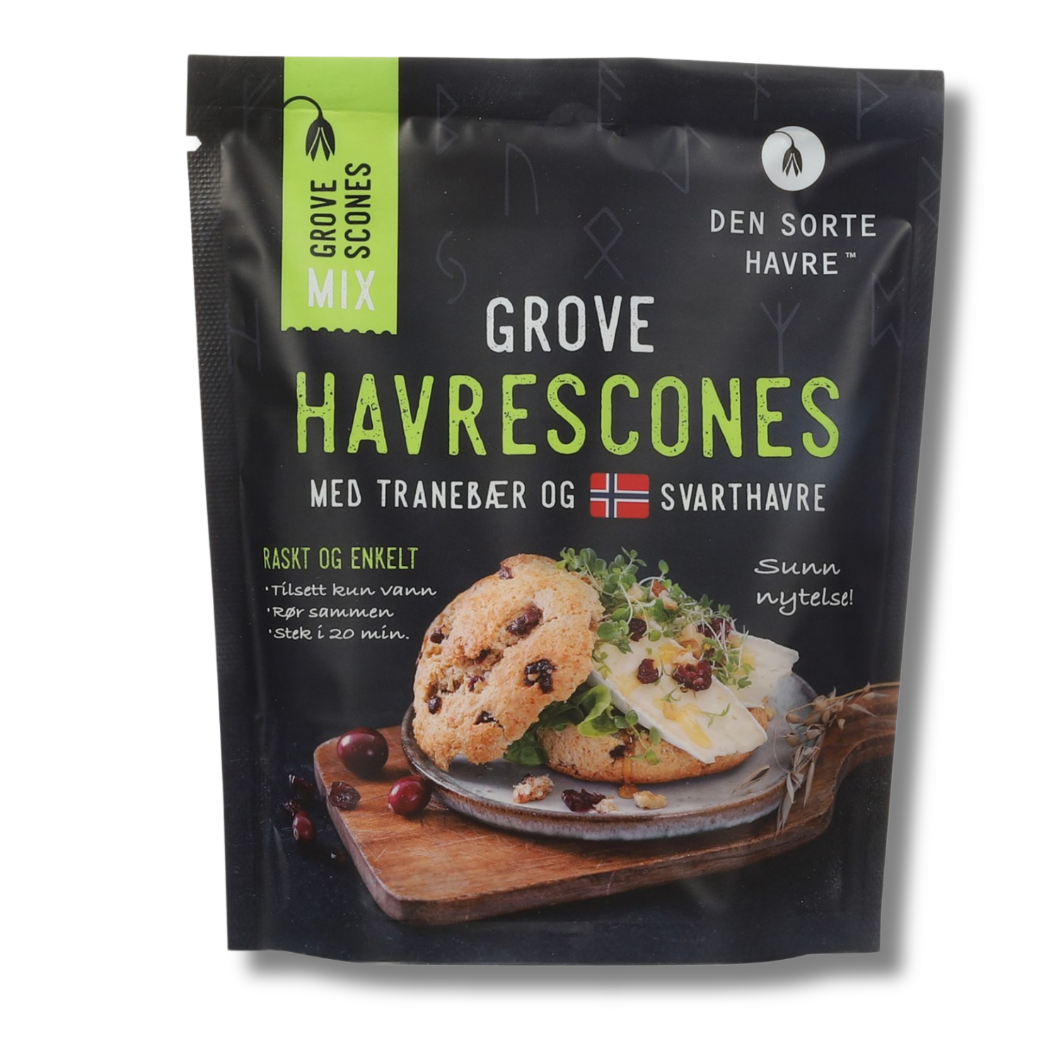 Havrescones Den sorte havre