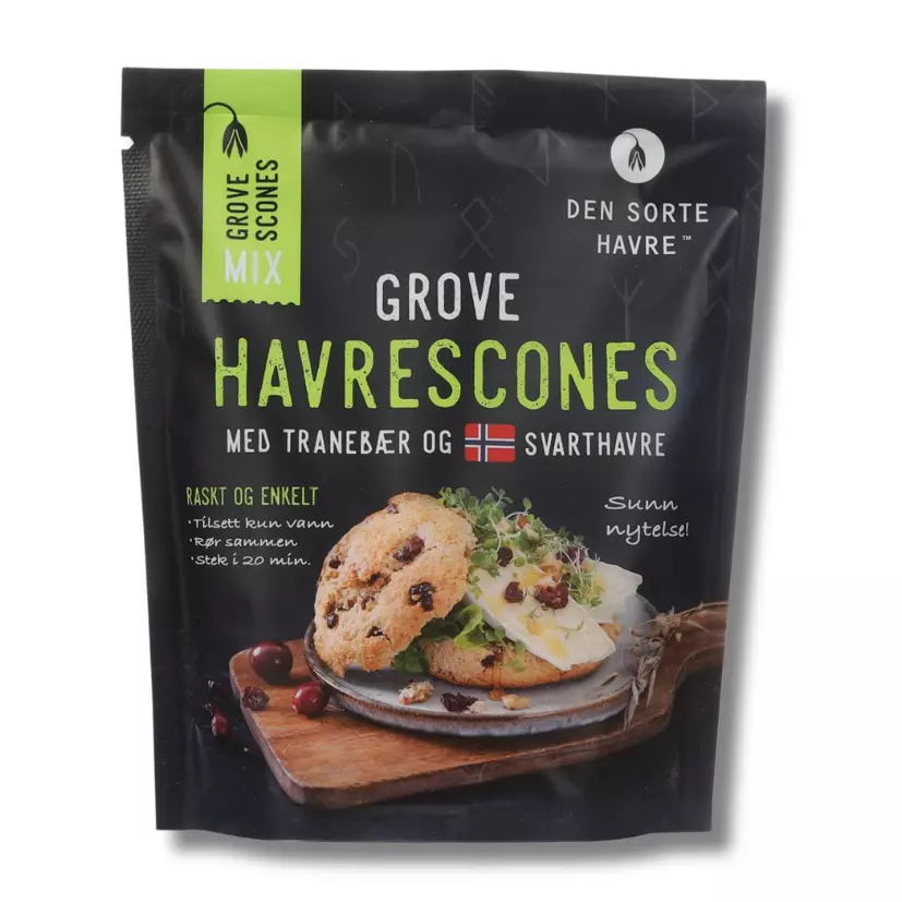 Havrescones Den sorte havre