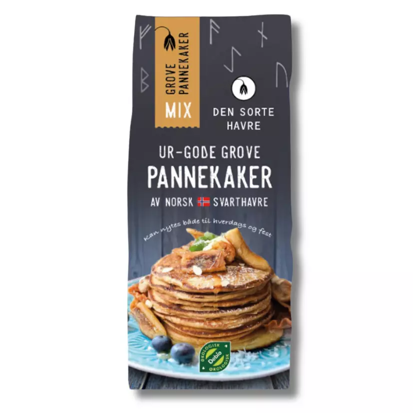 Grove pannekaker Den sorte havre