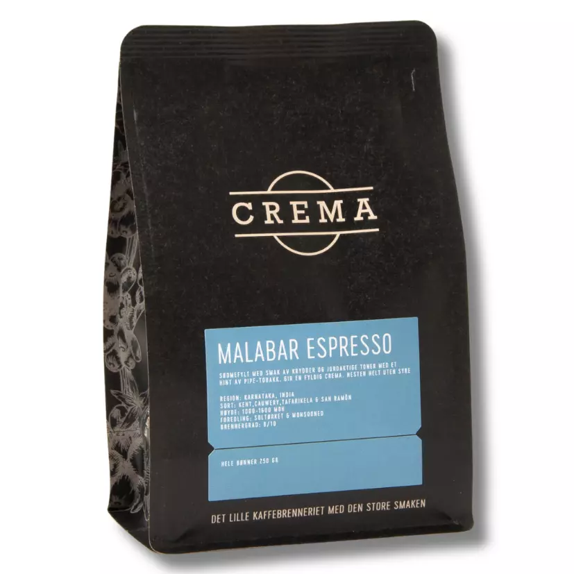 Malabar espresso Hele bønner Crema