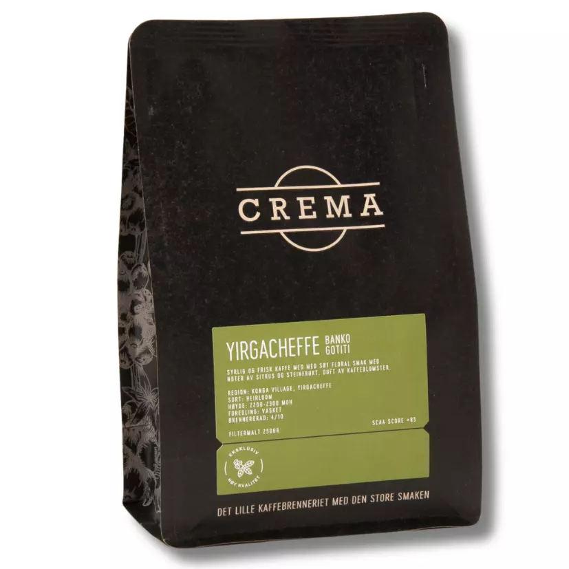Yirgacheffe Filtermalt Crema