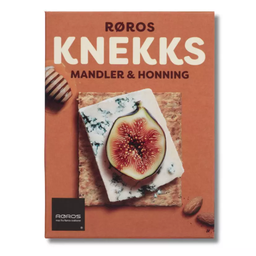 Røros knekks honning og mandler fra Rørosmat