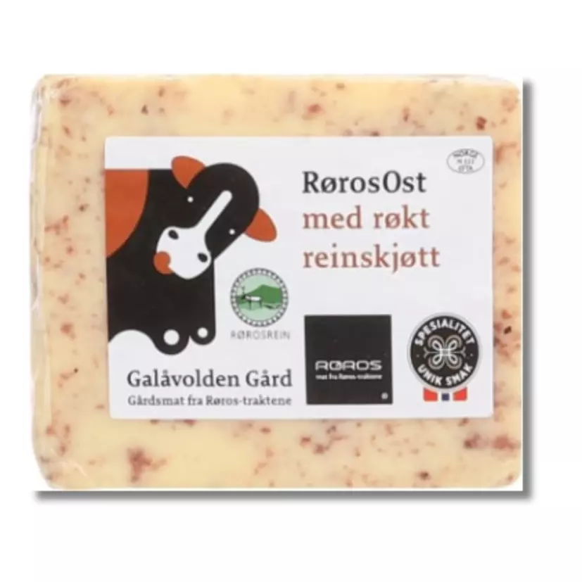 Rørosost reinsdyrkjøtt fra Rørosmat