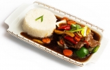 19. Phad Beef Prik Thai Dam