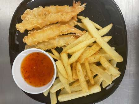 20. Fritert Scampi