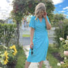 Vilovie Wrap Midi Dress