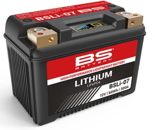 BS Battery Lithium 300cca 12V 60Wh 148-86-105  +/-