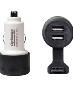 USB dobbel lader for 21mm sig.lighter uttak