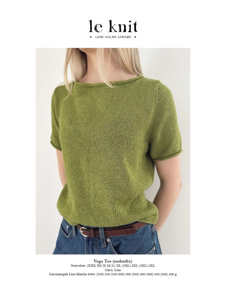 Le Knit Vega Tee - strikket nedenfra