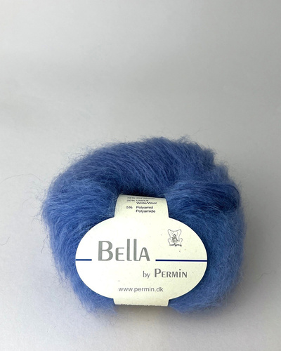 Bella mohair 883270 Chambray Blå