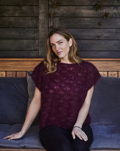 Topp med Bølgemømster