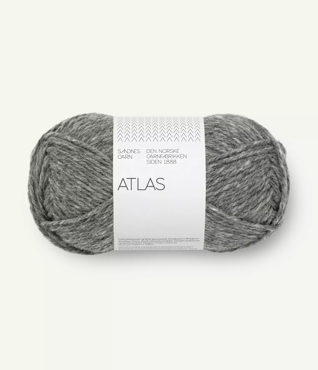 Atlas 1055 Mørk gråmelert
