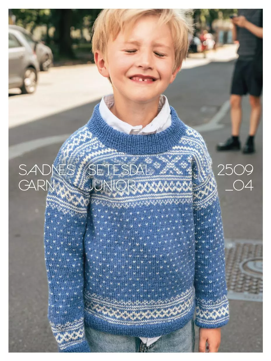 2509 Nr. 4 - Setesdal genser junior
