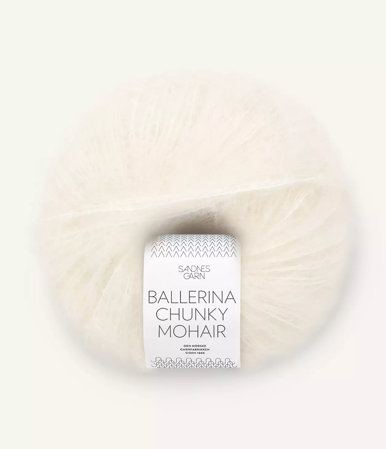 Ballerina Chunky Mohair 1001 Hvit