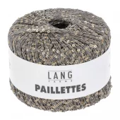 Paillettes 0003 Grå/gull 0003