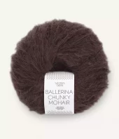 Ballerina Chunky Mohair3591  Chocolate Plum