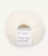 Tynn Silk Mohair 1001 White