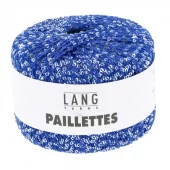 Paillettes 0006 Blå/sølv