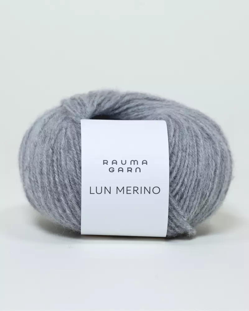 Lun Merino 80 Lys grå