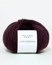 Lun Merino 42 Mørk Burgunder
