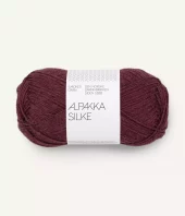 Alpakka Silke 4372 Dyp Burgunder