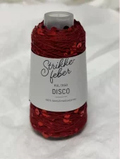 Disco 28 Rød med røde paljetter