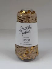 Disco 1524 Beige med gull paljetter